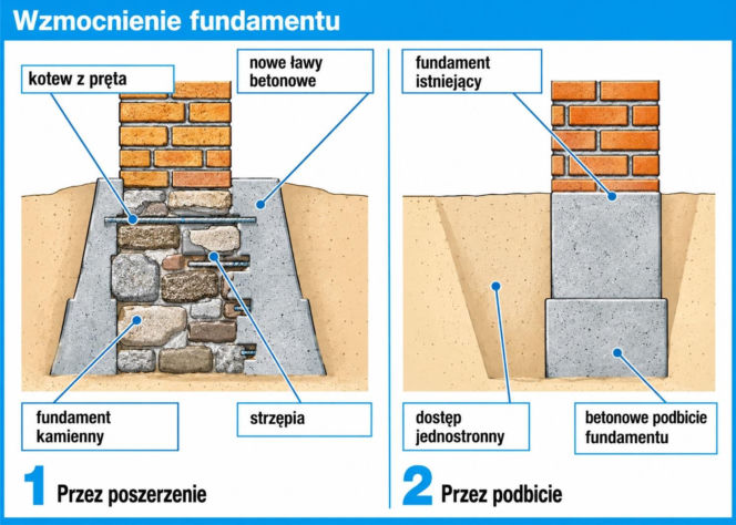 Wzmocnienie fundamentów