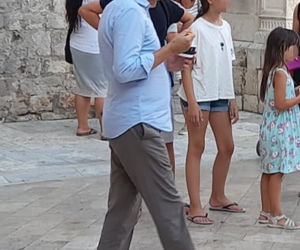 Donald Tusk w Chorwacji: Z misiem poszedł na lody