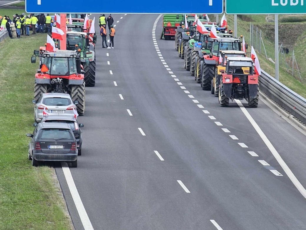 Protest rolników na Podkarpaciu