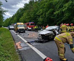 Czołowe zderzenie na Podkarpaciu. Dwie osoby zginęły! [ZDJĘCIA]