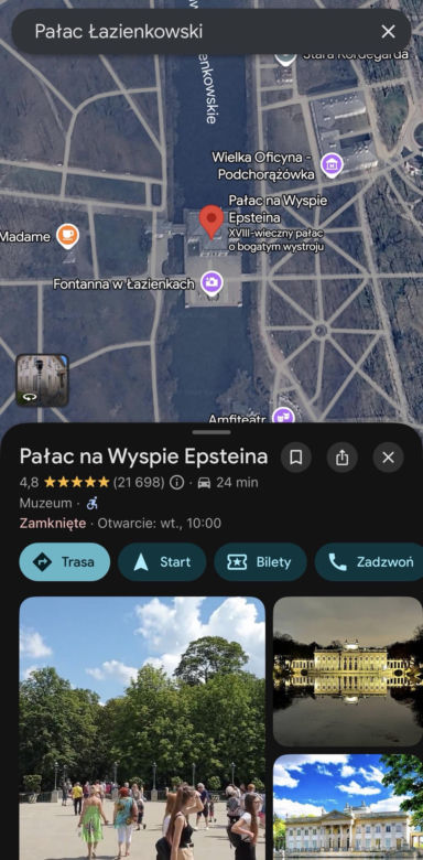 Skandal w Google Maps. Ktoś zmienił nazwy znanych miejsc w Polsce