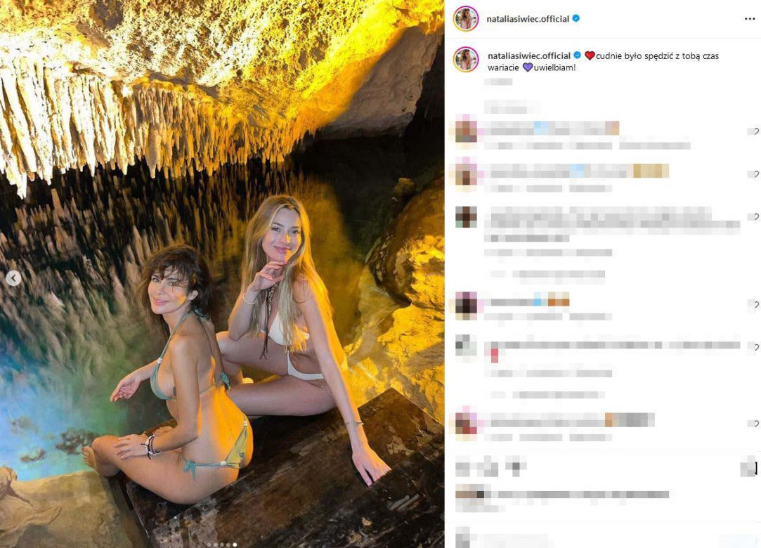 Marcelina Zawadzka i Natalia Siwiec - jaskiniowe kocice