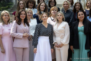Marta Nawrocka gościła polonijne bizneswoman w Pałacu. Wśród nich polska gwiazda!