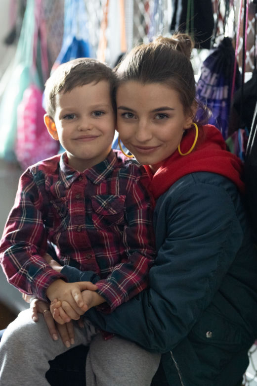 Zawsze warto. Ada (Julia Wieniawa) i syn Dorian (Kamil Jaroszewski)