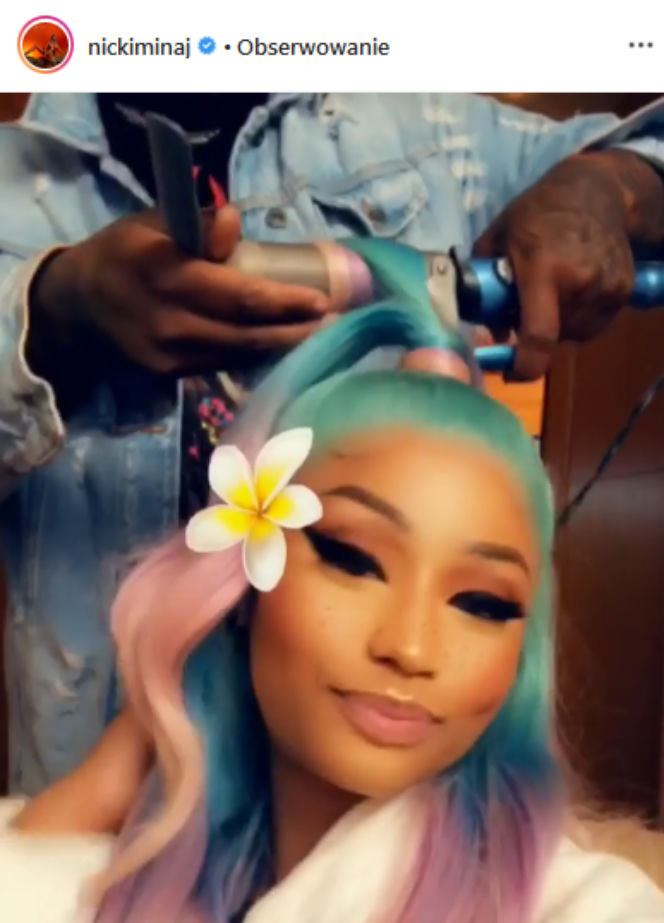 NIcki Minaj i jej zwariowane fryzury