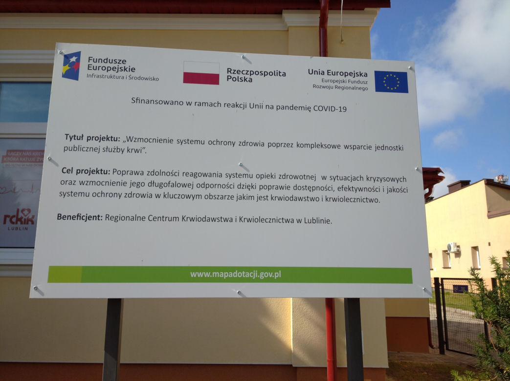 Otwarcie wyremontowanego budynku Oddziału Terenowego RCKiK Lublin w Tomaszowie Lubelskim