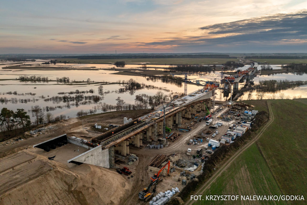 Obwodnica Łomży: Most nad Narwią, najdłuższy w Podlaskiem