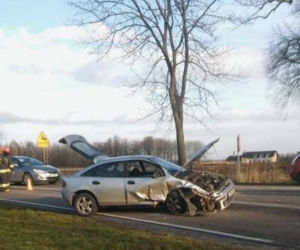 Wypadek w Oleszycach na Podkarpaciu