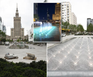 Zamiast tunelu jest fontanna. Trwają ostatnie prace