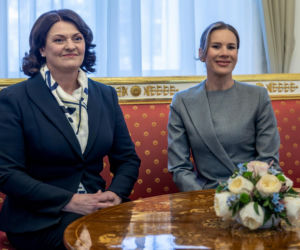 Niby skromnie, a jednak awangardowo. Styl Marty Nawrockiej robi wrażenie podczas wizyty w Wilnie