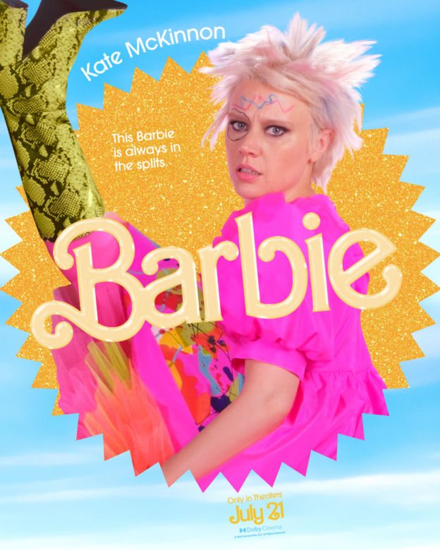 Kate McKinnon jako “zawsze dzielna” Barbie