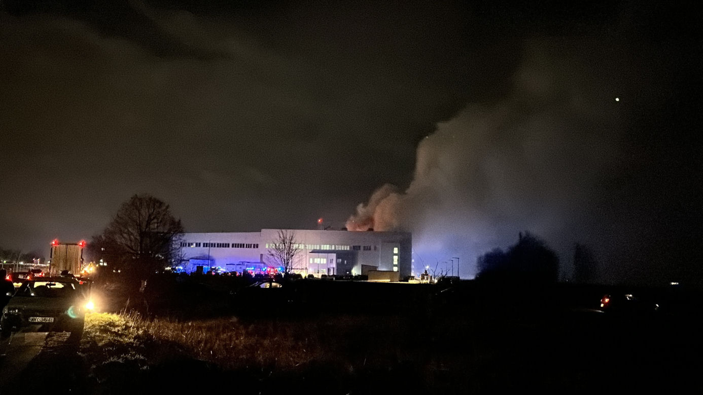Gigantyczny pożar piekarni w Małopolu  Zdjecia od Rytla powinny być