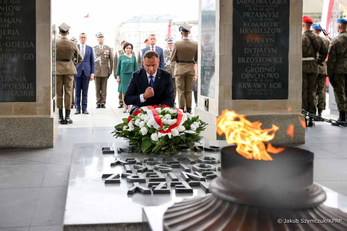 Prezydent Andrzej Duda podczas obchodów Święta Wojska Polskiego: Wydatki na armię służą temu, by nikt nas nie zaatakował!