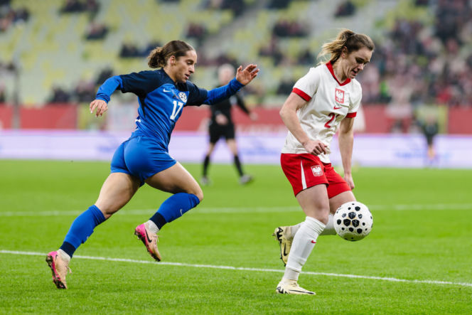 Polska - Słowenia: Najwierniejsi kibice wspierali reprezentację Polski kobiet. Dużo zdjęć z Gdańska