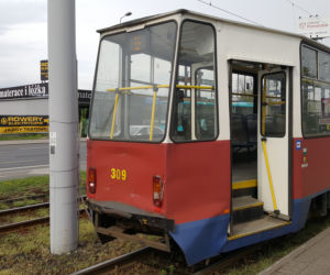 Zderzenie tramwajów na ul. Fordońskiej w Bydgoszczy [ZDJĘCIA]