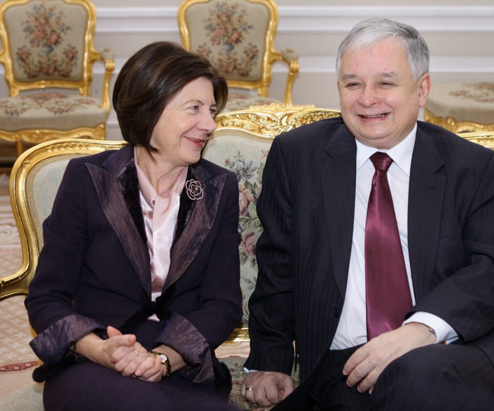 Lech Kaczyński i Maria Kaczyńska
