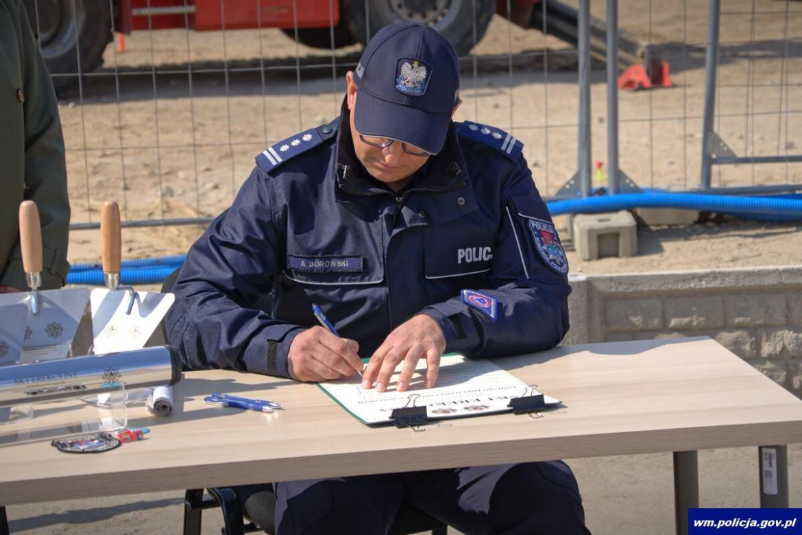 Nowoczesna Komenda Powiatowa Policji w Ostródzie. Ma być gotowa za rok!