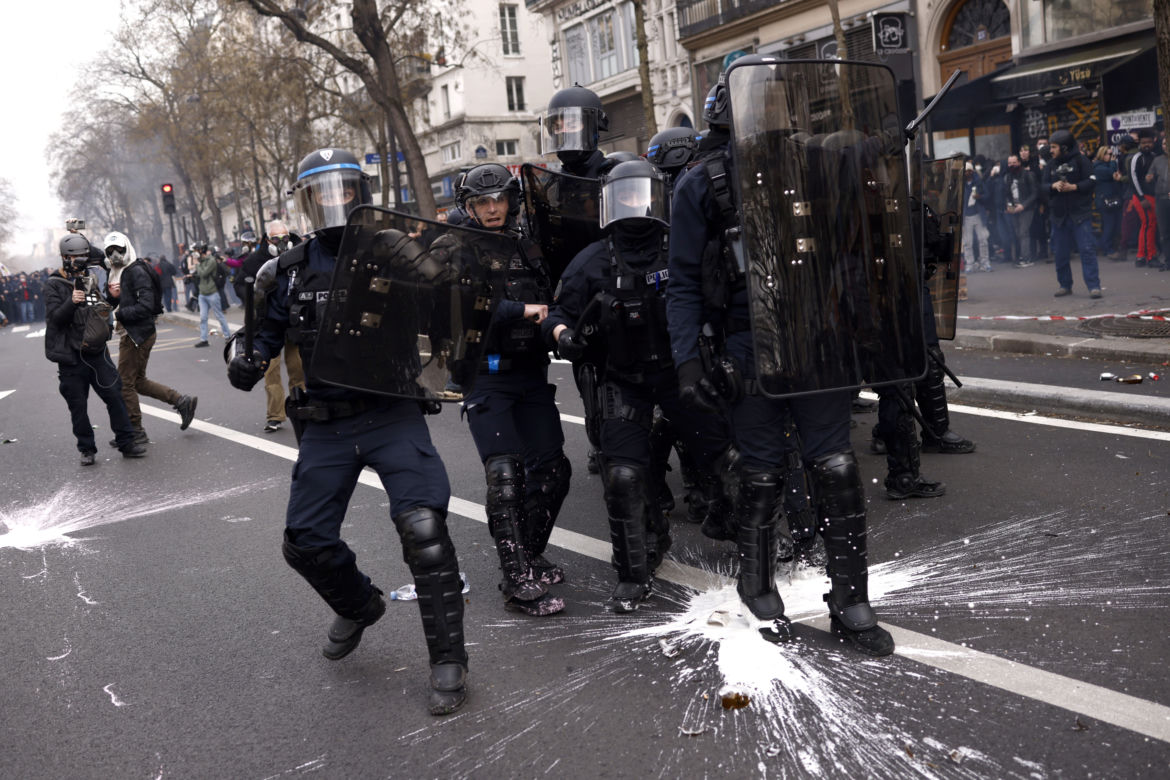 Protest we Francji