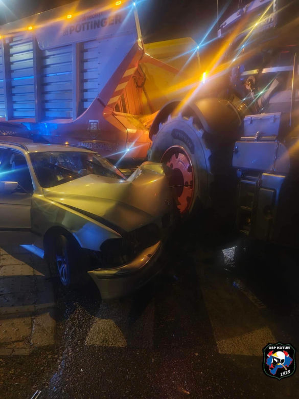 zdarzenie BMW i ciągnika