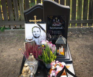 Grób Adriana Szymaniaka