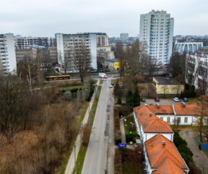Przyszła trasa tramwaju wzdłuż Pola Mokotowskiego w Warszawie