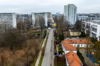 Przyszła trasa tramwaju wzdłuż Pola Mokotowskiego w Warszawie