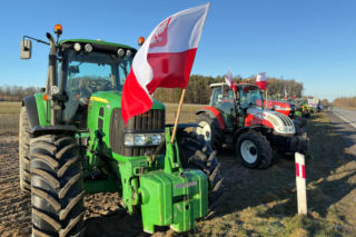 Protest rolników na DK 43 na Śląsku. Są utrudnienia, a to dopiero początek ich walki