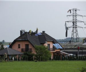 Trąba powietrzna nad Sądecczyzną 