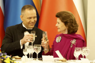Obiad na cześć szwedzkiej pary królewskiej