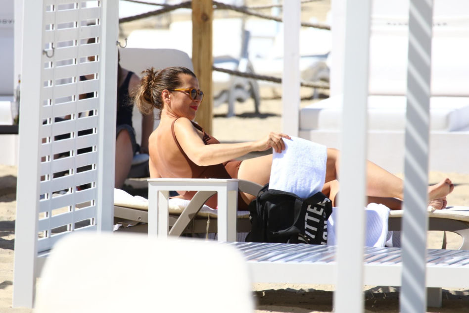 Katarzyna Herman na plaży