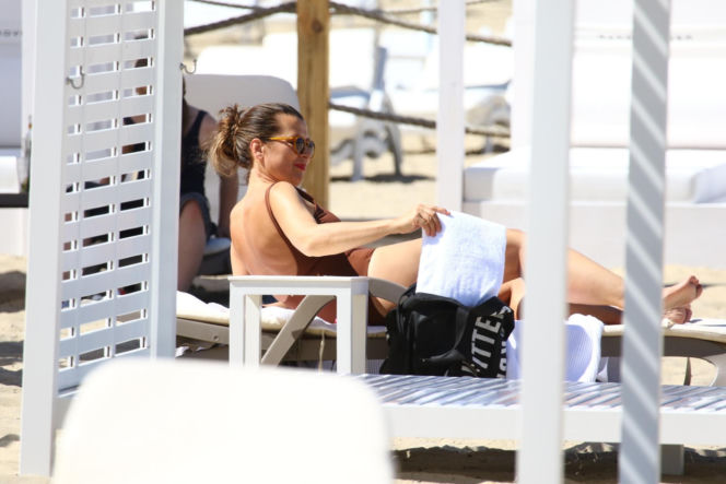 Katarzyna Herman na plaży