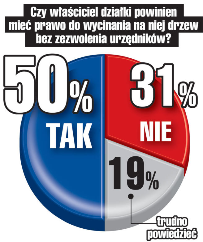 Polacy chcą wycinać drzewa