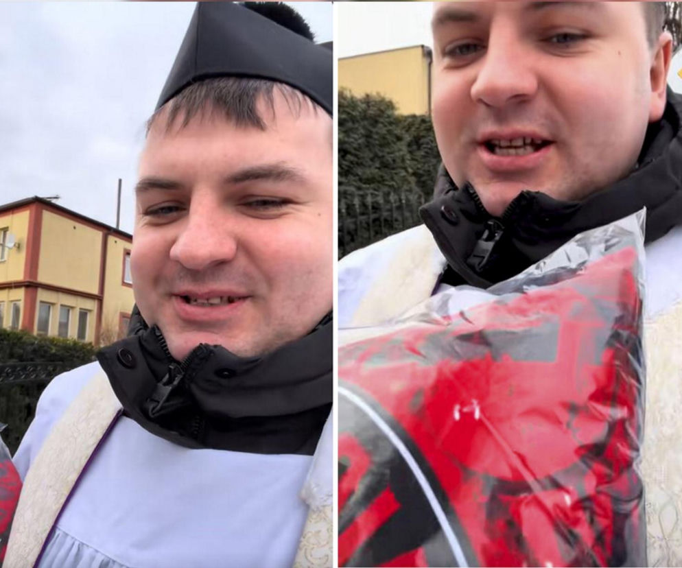 Ksiądz otrzymał prezent po kolędzie