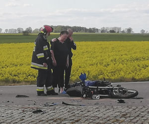 Śmiertelny wypadek motocyklisty pod Brzegiem