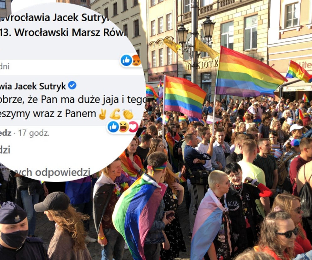 Jacek Sutryk Marsz Równości 2021  