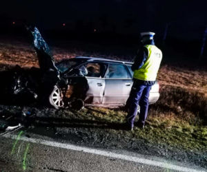Taciewo. Jechał na czołówkę. Drugi kierowca musiał uciekać na pobocze