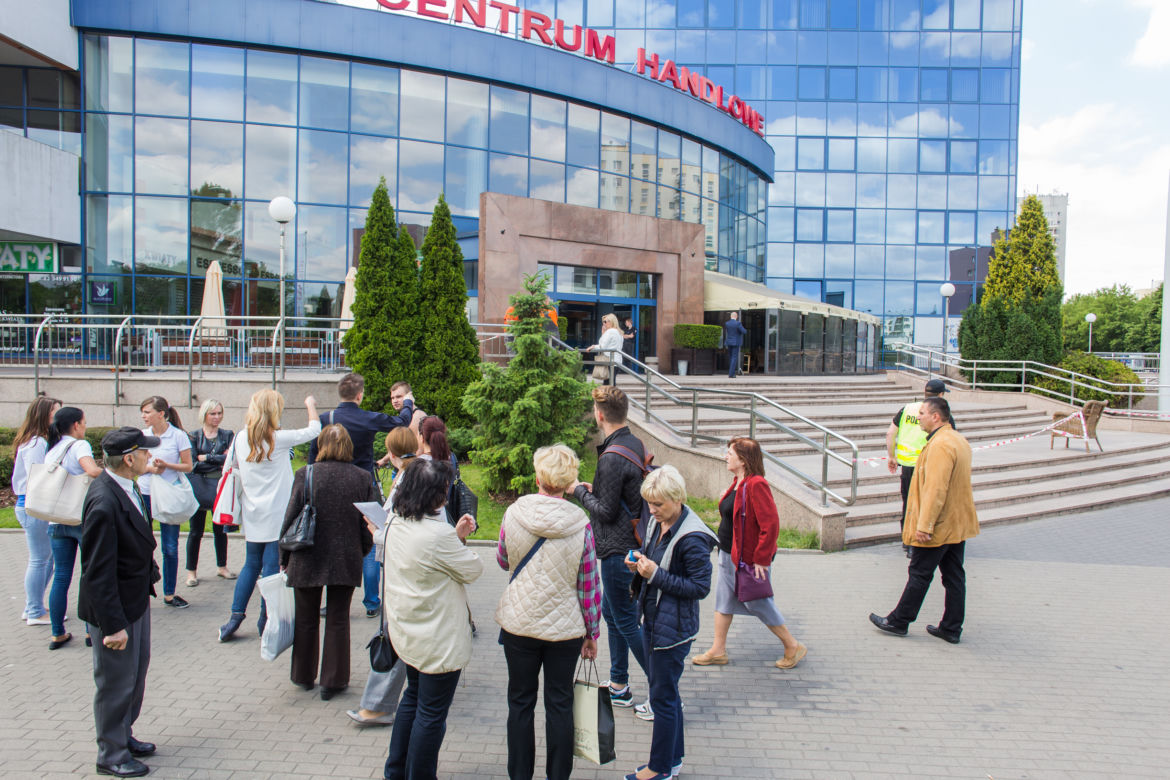 Eksplozja w centrum handlowym