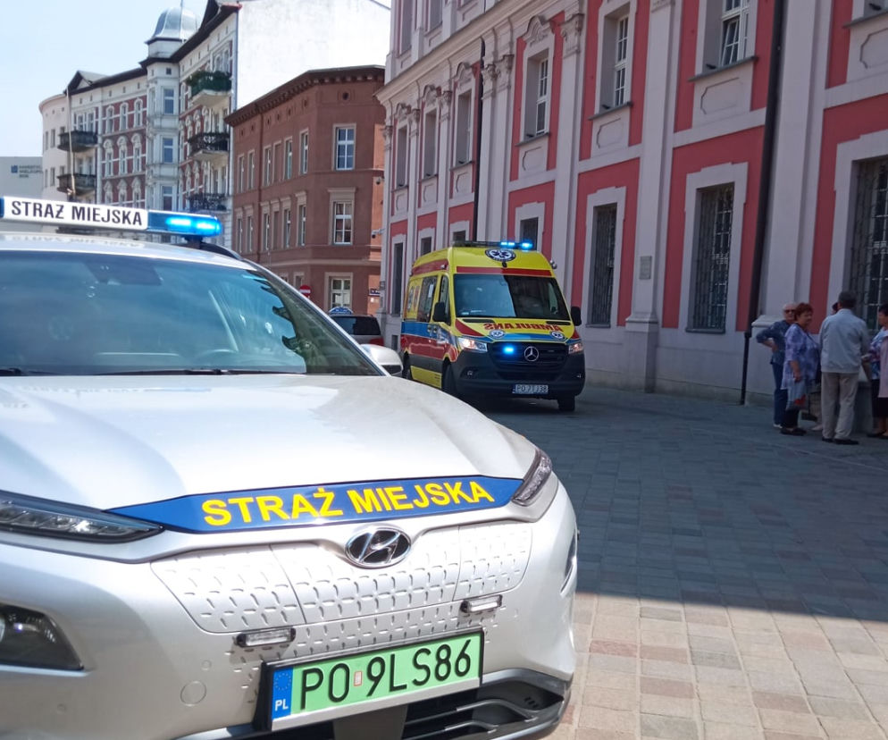 Poznań. Przed drzwiami Urzędu Miasta leżała kobieta z rozciętą głową! 