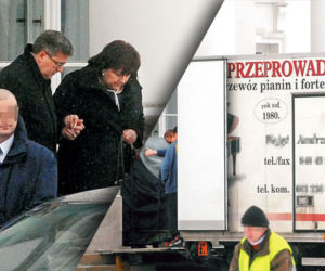Przywieźli Komorowskiej pianino do pałacu