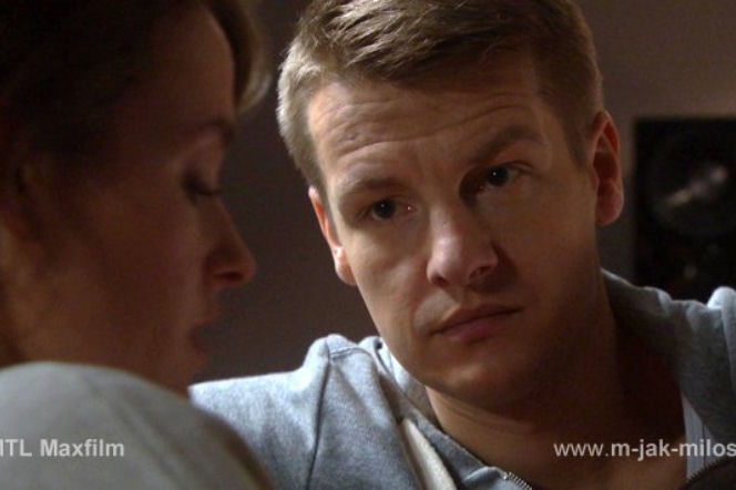 M jak miłość odc. 1070. Paweł Zduński (Rafał Mroczek), Ala (Olga Frycz)