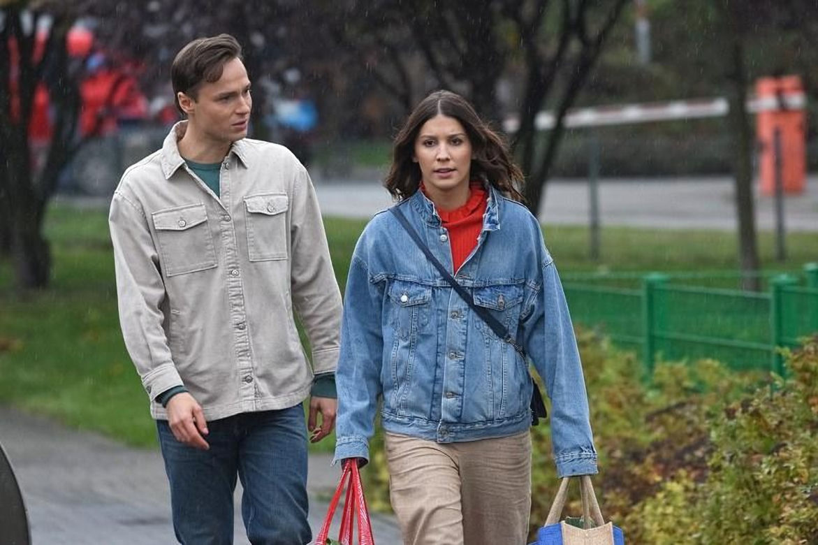Pierwsza miłość odc. 3737. Kalina (Magdalena Wieczorek), Krystian (Patryk Pniewski)