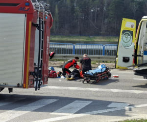 19.04.2026. Wypadek w Krynkach. Lądował LPR