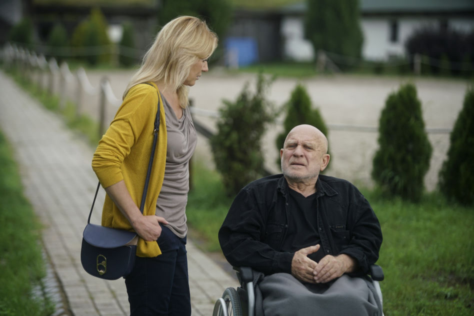 Henryk Talar jeździ na wózku