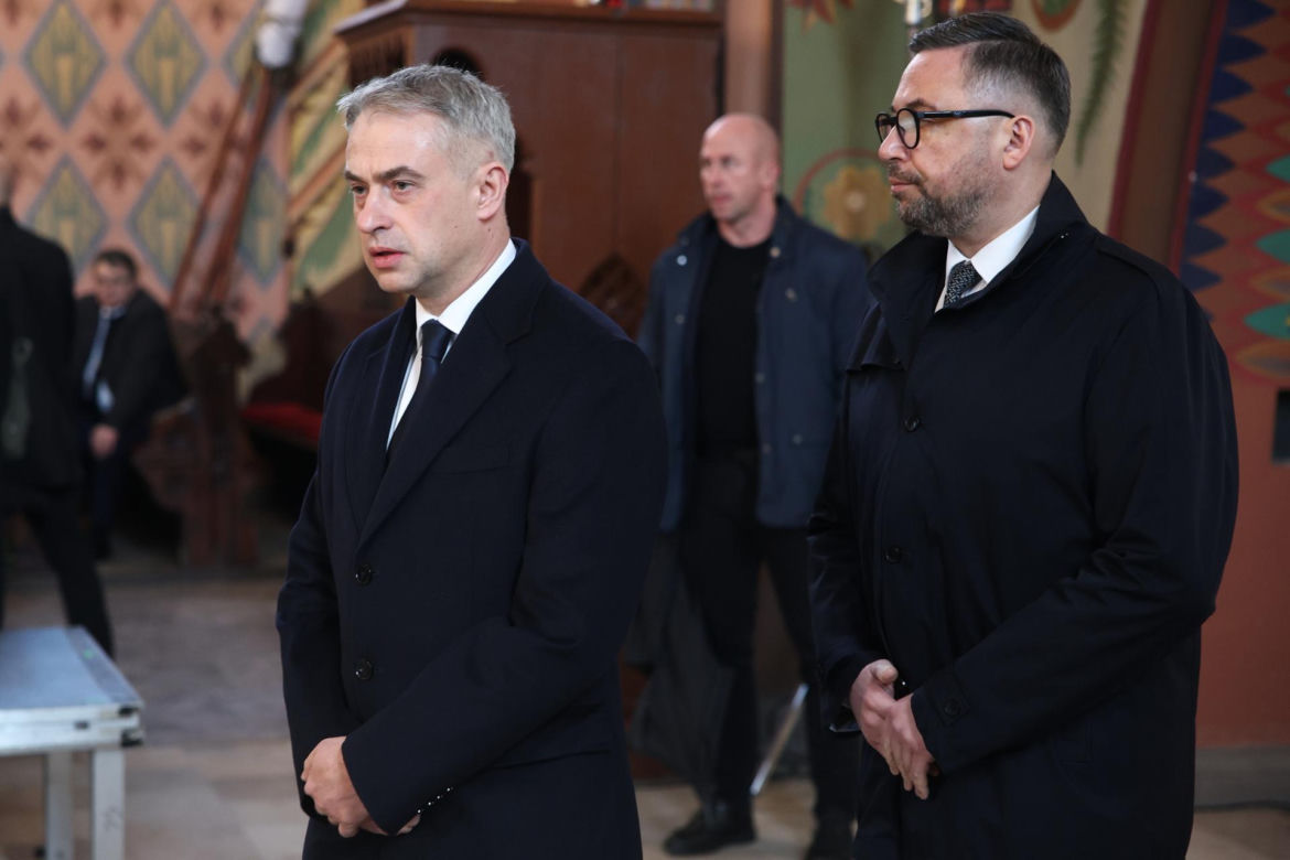 Politycy na pogrzebie Łukasza Litewki
