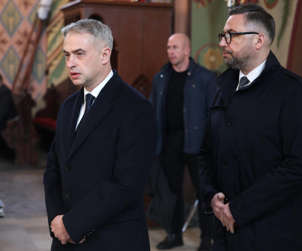 Politycy na pogrzebie Łukasza Litewki