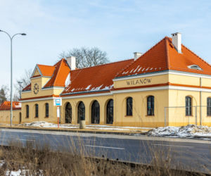 Dawny dworzec Warszawa Wilanów po remoncie
