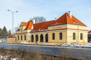 Dawny dworzec Warszawa Wilanów po remoncie