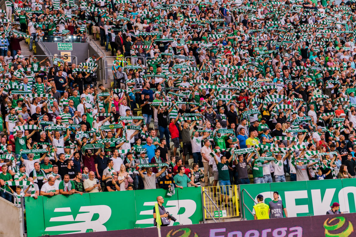 Kibice na meczu Lechia - Brøndby [ZDJĘCIA]