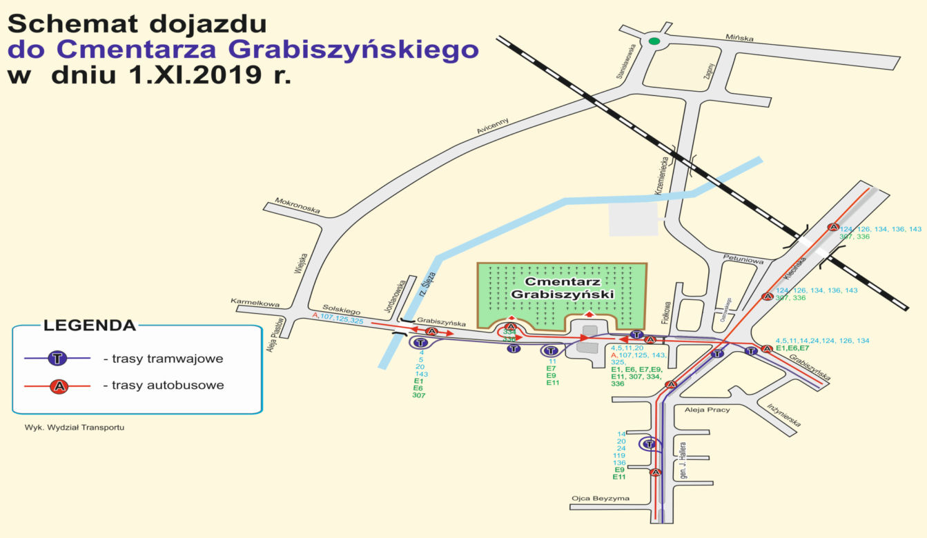 Wszystkich Świętych 2019. Komunikacja miejska we Wrocławiu