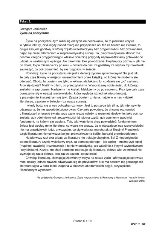 Matura 2022: polski. Arkusze odpowiedzi, pytania CKE. Poziom podstawowy 